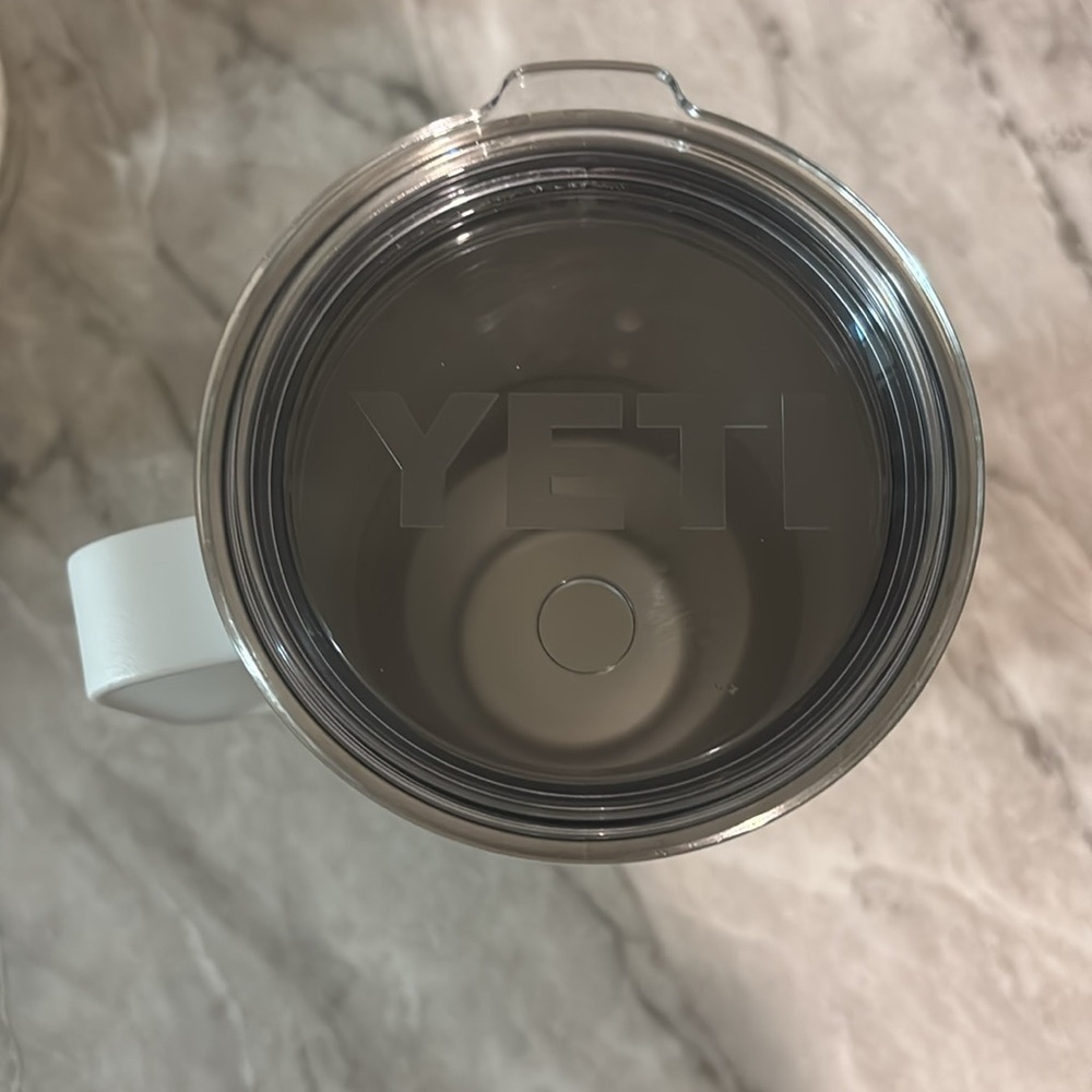 YETI Rambler tumbler, 30 oz size,  Austin FC logo. White - Picture 2 of 4